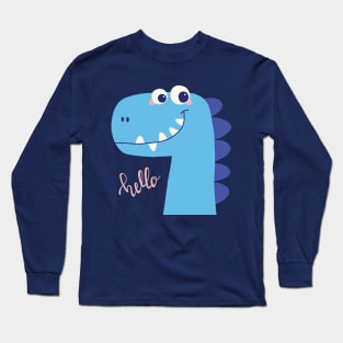 Cute Dinosaur Long Sleeve T-Shirt